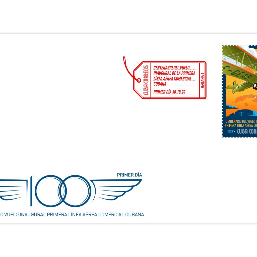 SelloPrimervuelo01 Corporación de la Aviación Cubana S.A